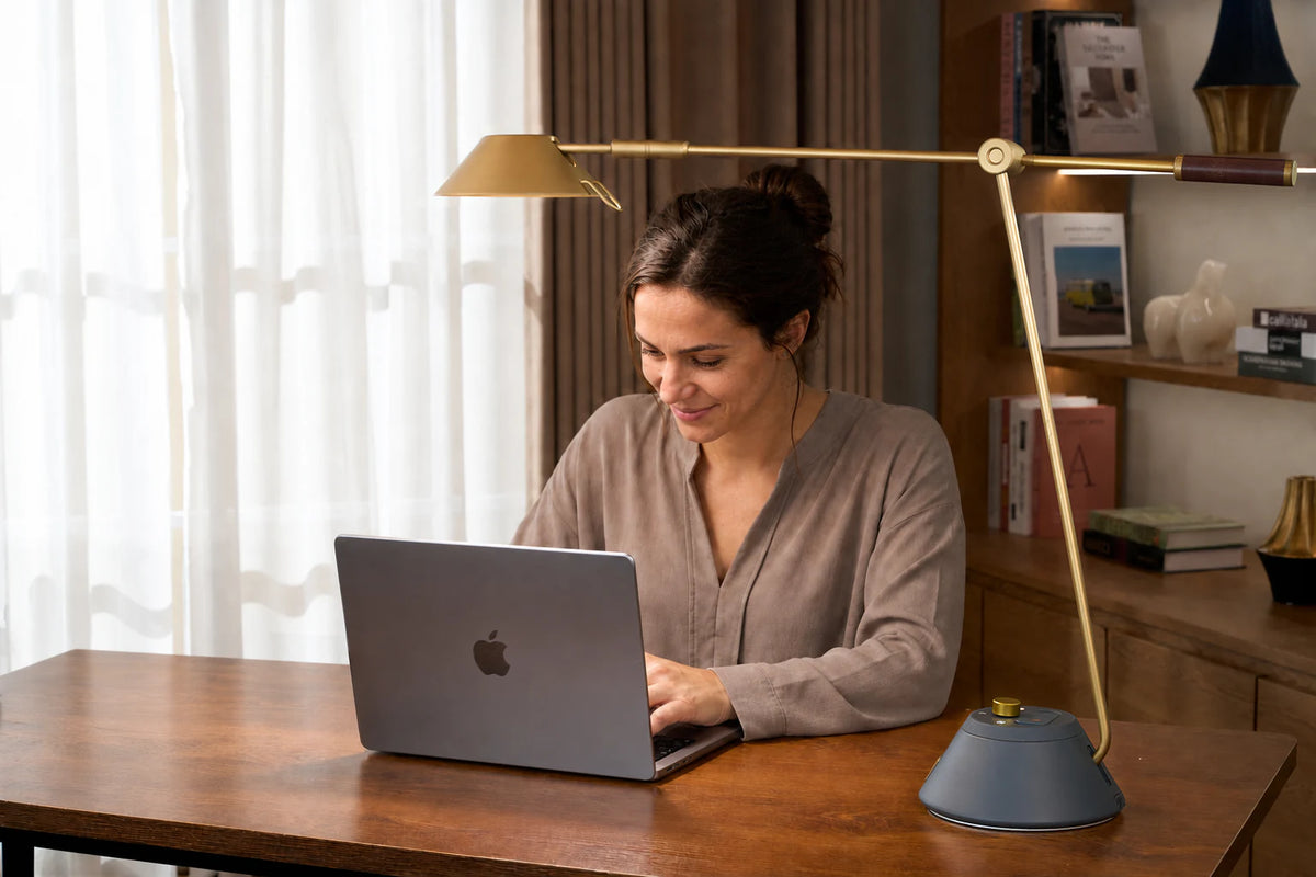SOLA Desk in a screen-work scene