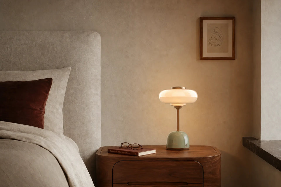 SOLA Halo on a bedside table