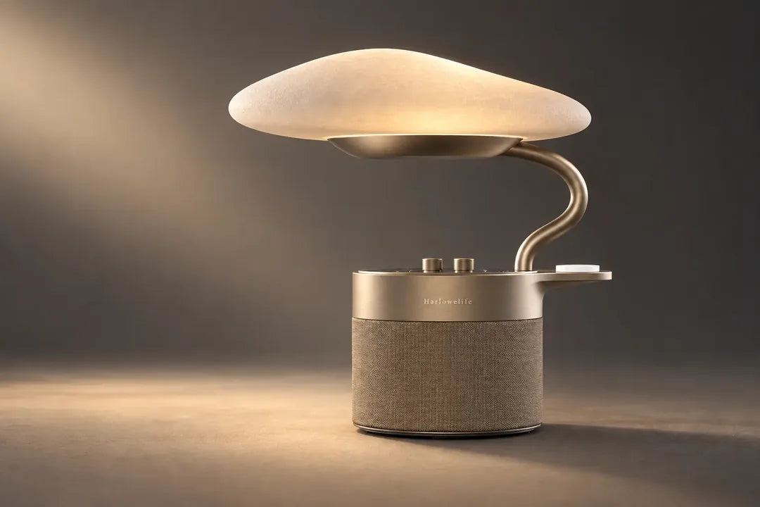 SOLA Halo shown complete in a quiet architectural setting