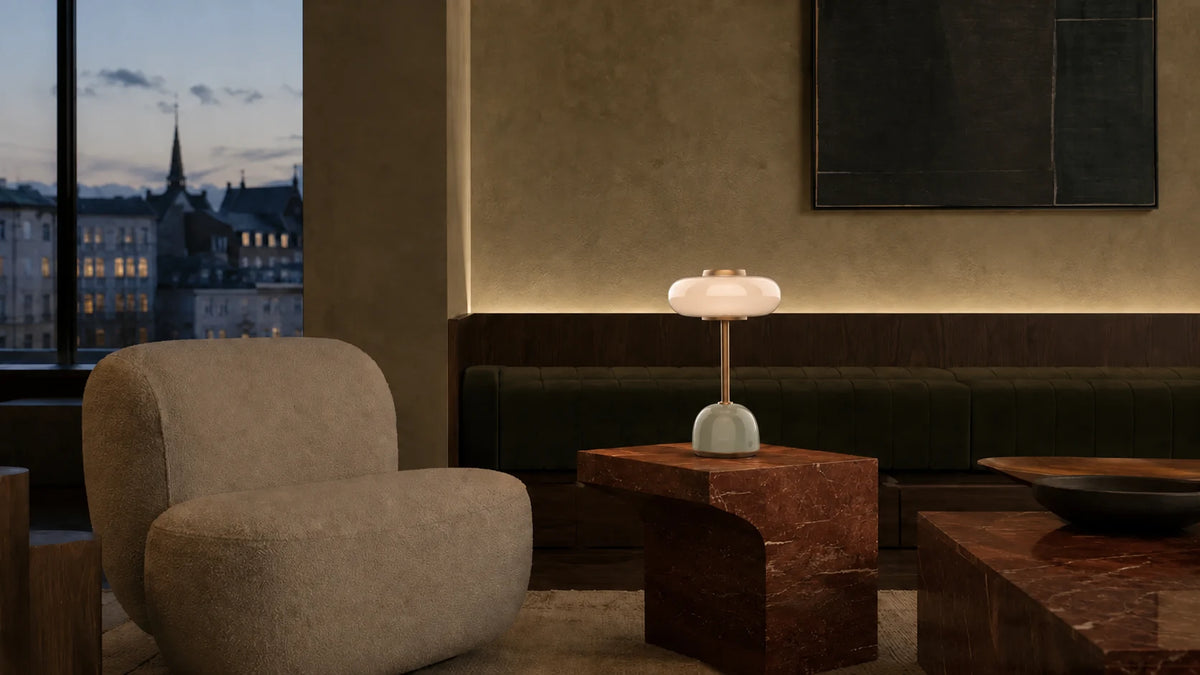 SOLA Halo in a boutique hotel lounge