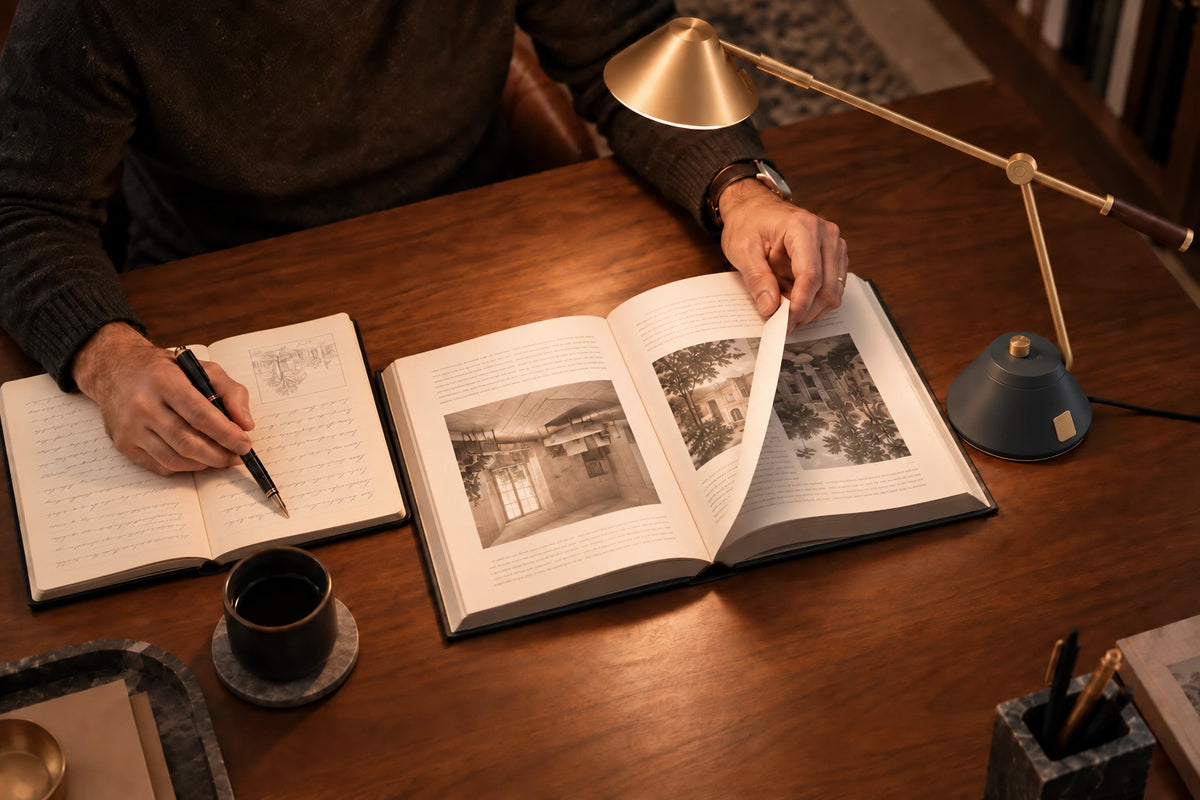 SOLA Desk lighting a reading and writing surface