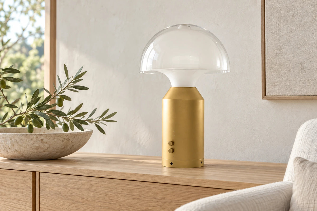 Halo Plus room concept: Classic brass