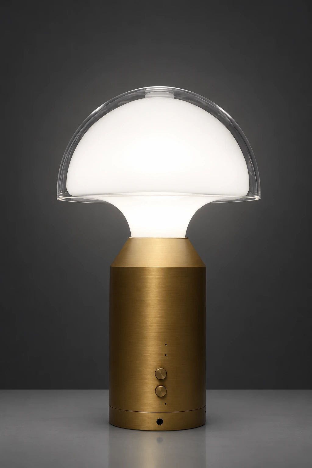 SOLA Halo Plus prototype in a bright white light state