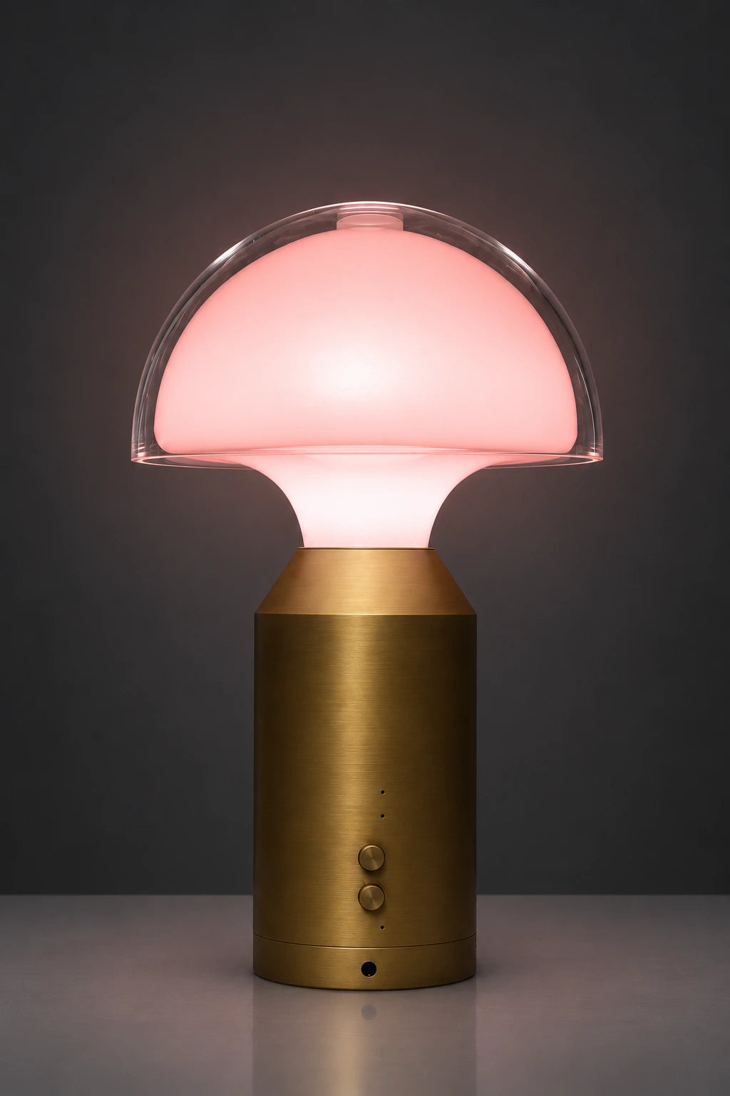 SOLA Halo Plus prototype in a soft rose light state